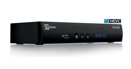 Telesystem TS6800T2 HEVC, decoder digitale terrestre basato sullo standard DVB-T2