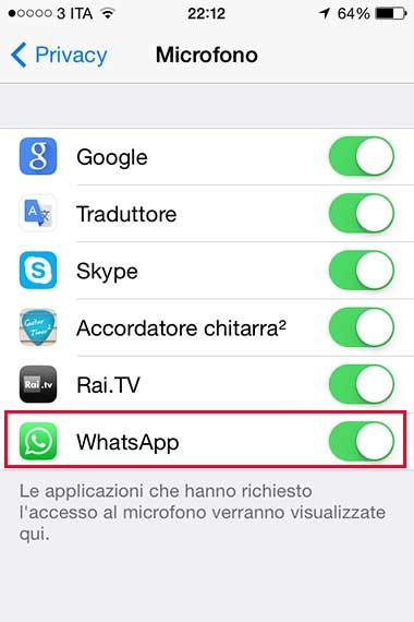 Come fare chiamate gratis WhatsApp iPhone