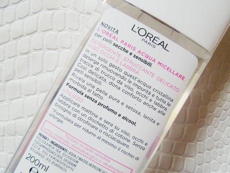 l'oreal acqua micellare