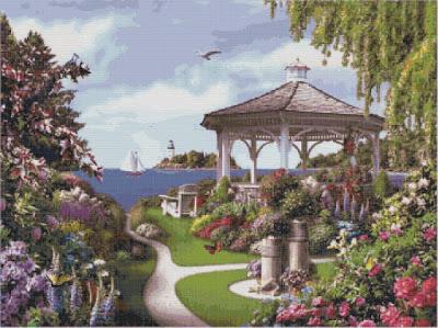 Schema per il punto croce: Paesaggio_98