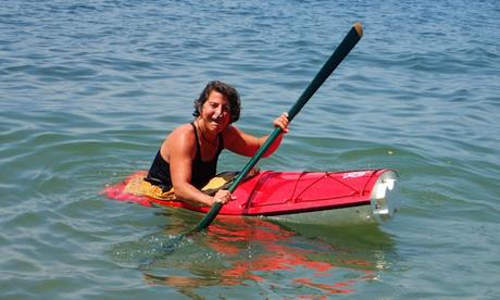 Rolling session on the lake