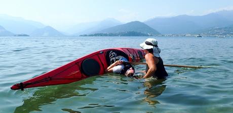 Rolling session on the lake