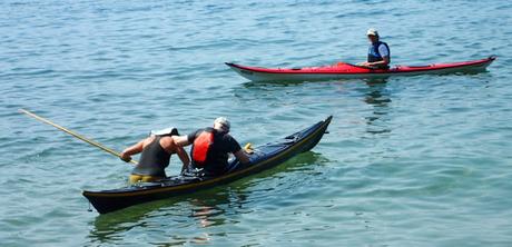 Rolling session on the lake