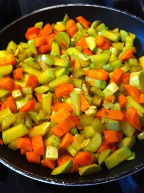 Senza Bimby, Padellata di Carote e Zucchine Trombetta