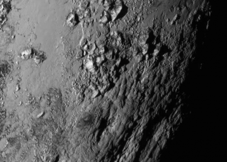 Un dettaglio dells superficie di Plutone