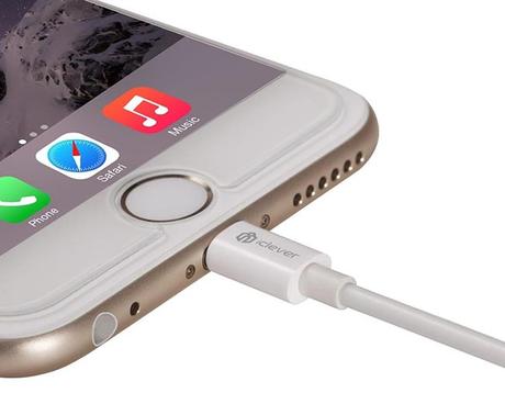 Cavo Lightning USB iClever da 1.8 metri per iPhone e iPad