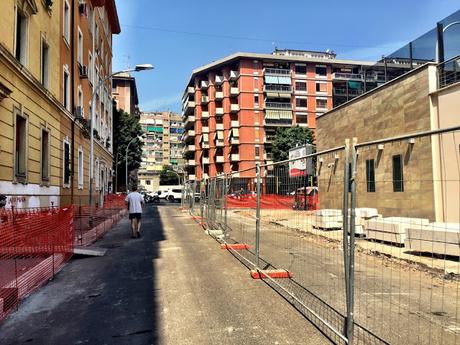 Ancora cantieri-scempio. Ancora Porta Portese. La finta riqualificazione di Via Panfilo Castaldi e Via Giovanni da Castel Bolognese