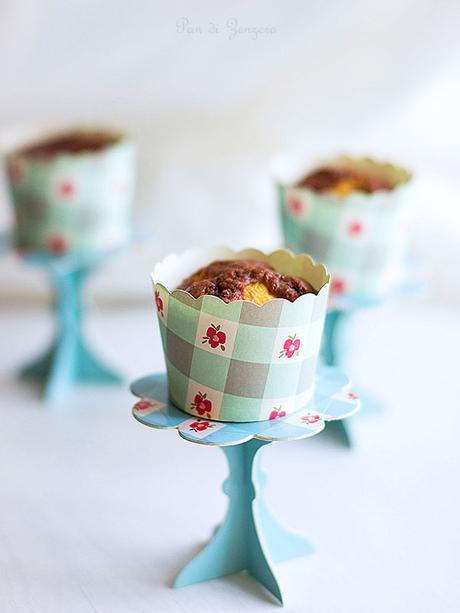 muffin pesca amaretto