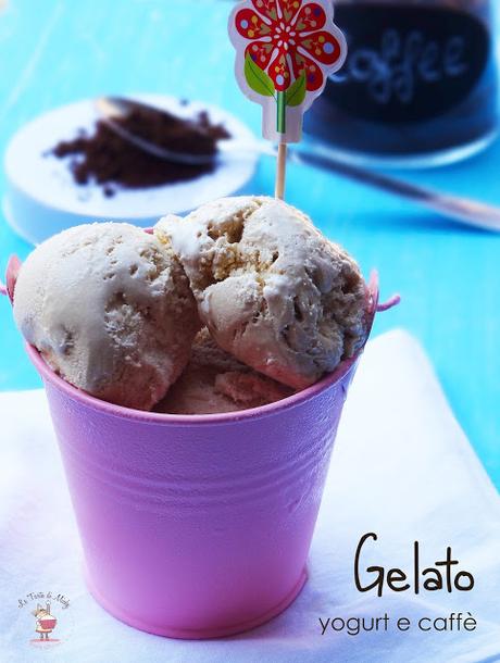 Gelato yogurt e caffè