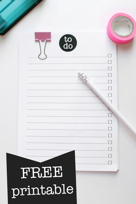 Nuova FILOFAX e TO DO List - Free Printable