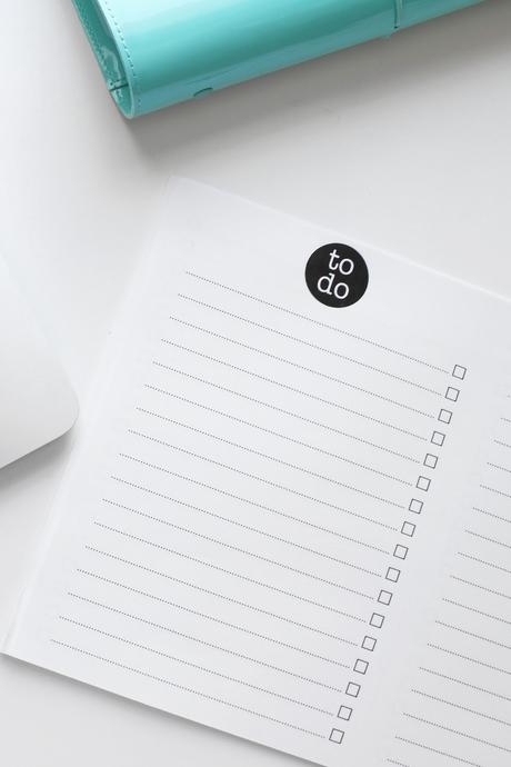 Nuova FILOFAX e TO DO List - Free Printable