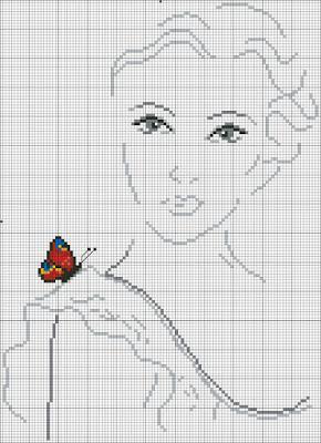 Lady  con farfalla