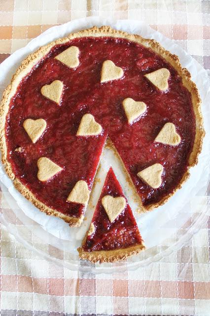 Crostata Vegana con Marmellata alle Fragole