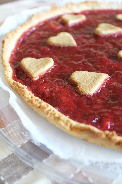 Crostata Vegana con Marmellata alle Fragole