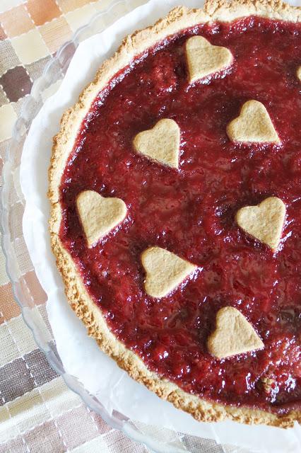 Crostata Vegana con Marmellata alle Fragole