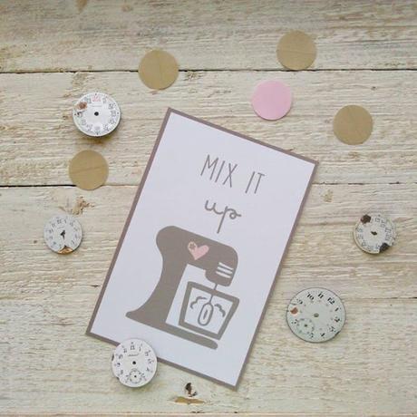 :: Mix it Up :: Free - printable - card