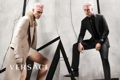 Versace uomo, la campagna grintosa per l’autunno inverno 2015-2016