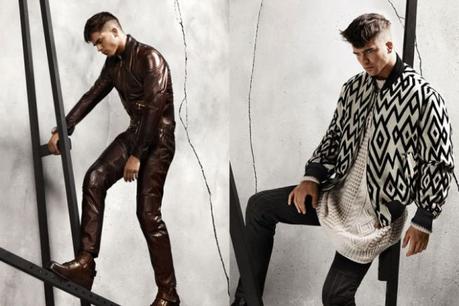 Versace uomo, la campagna grintosa per l’autunno inverno 2015-2016