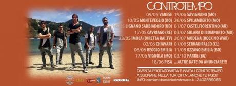 I Controtempo in Tour per tutta l'estate con il nuovo singolo Ridi Dei Tuoi Guai