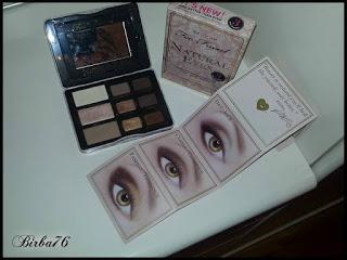 NATURAL EYES TOO FACED: SWATCHES E REVIEW