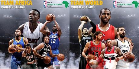 NBA Africa Game - © 2015 twitter.com/nbaafrica