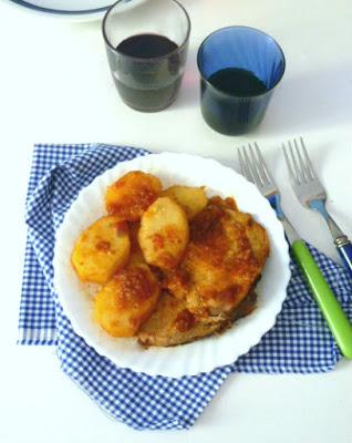 rosto di maiale con le patate