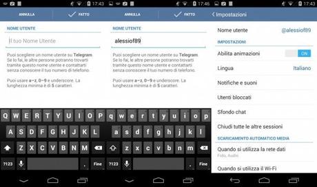 Telegram per Android si aggiorna alla versione 3.1