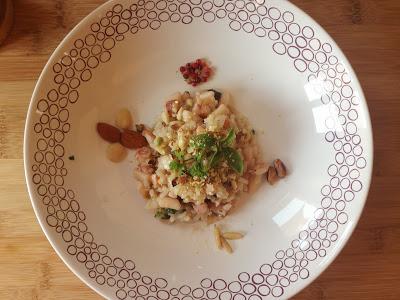 Risotto Pesce, Granella e Pepe Rosa