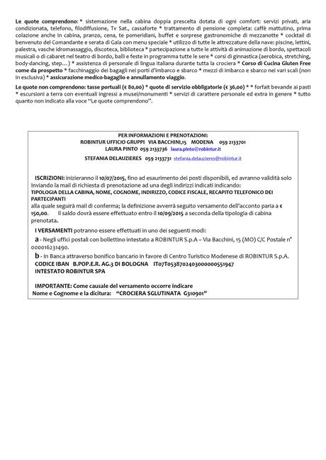 MSC Crociere - Gluten Free Travel & Living