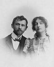 Stanisław Przybyszewski con la moglie Dagny