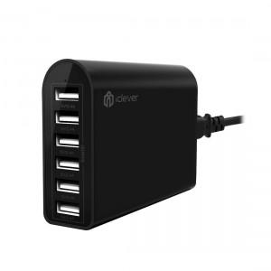 iClever® 50W 10A: recensione Caricatore da Ufficio / Viaggio a 6 Porte USB