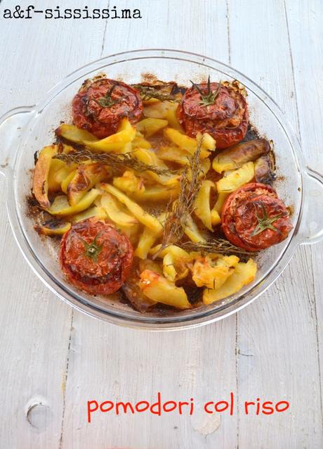 Cucina del Lazio: pomodori col riso