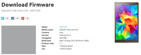 Download firmware  T705XXU1BOE7_T705ITV1BOF1_ITV   SamMobile