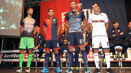 La nuova maglia del Genoa 2015-2016 di Lotto