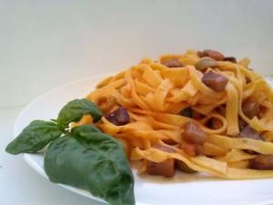 |⇨ Tagliatelle alle melanzane