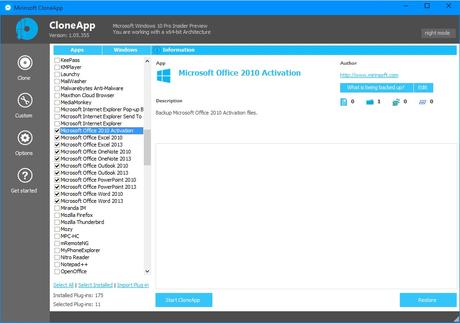 [Guida] Come fare un Backup delle impostazioni di [Office 2013] [CloneApp]