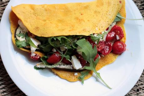 omelette-senza-uova-con-melanzane-pomodorini-e-feta