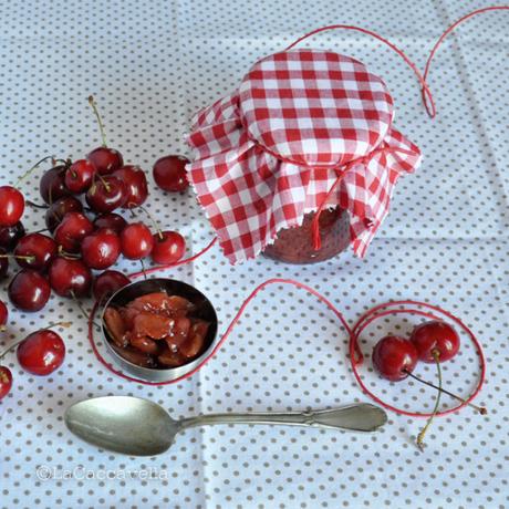 lacaccavella, marmellata, ciliege, fattaincasa, cherries, jam, homemade