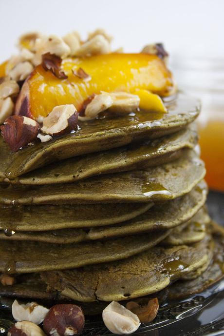 Pancakes matcha e cocco