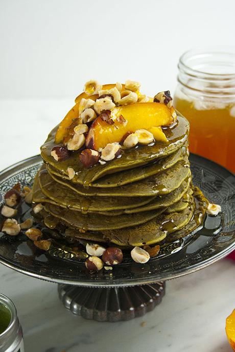 Pancakes matcha e cocco