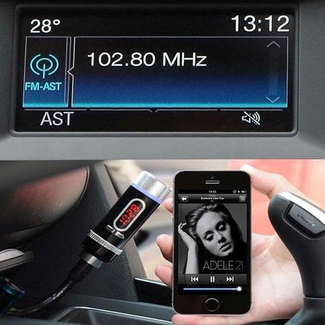 Trasmettitore FM Bluetooth iClever da auto