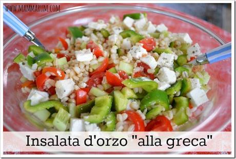 Insalata d’orzo alla greca