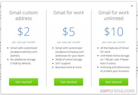 Rumor: Google offrirà indirizzi Gmail personalizzabili a pagamento ?