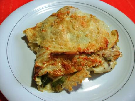 Crespelle con fagiolini, patate e stracchino