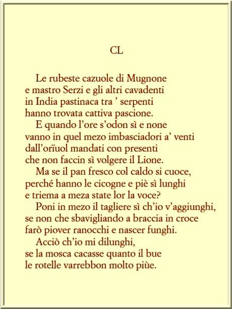 Domenico di Giovanni, detto il Burchiello (1404 – 1449) XIV