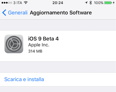 Apple rilascia iOS 9 beta 4 per iPhone, iPad e iPod Touch agli sviluppatori, Link Diretti al Download