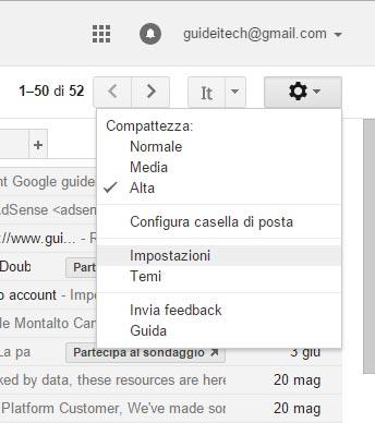 Come impostare stile di testo predefinito Gmail