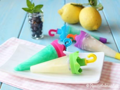 Ghiaccioli alla menta e al limone
