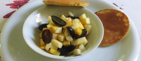 Cialde morbide con la macedonia