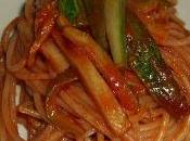 Spaghetti zucchine "all'amatriciana"